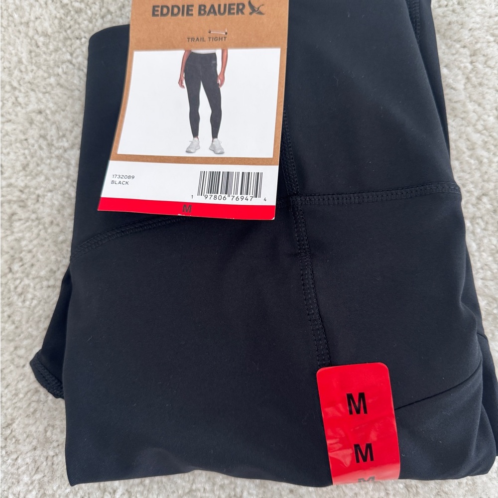 Eddie Bauer Women’s Black Trail Tight, Medium - NWT
